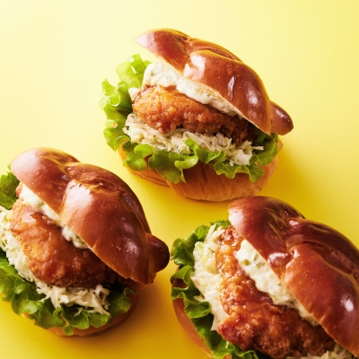 生姜チキンバーガー